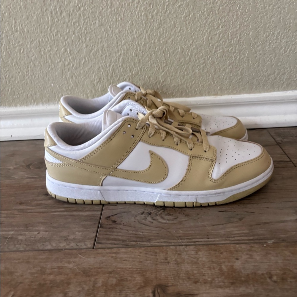 Nike Dunk White/Team Gold - Size 13 - Like New